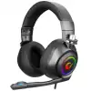 Rampage Rm-K20 Amaze Siyah Usb 7.1 Noice Cancelling Mic Rgb Ledli Gaming Oyuncu Mikrofonlu Kulaklık