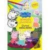 Renkler Çıldırdı - Peppa Pig Çıkartmalı Boyama Partisi