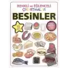 Renkli ve Eğlenceli Çıkartmalar - Besinler (Food)