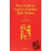 Rıza Tevfik’in Sanat ve Estetikle İlgili Yazıları 1