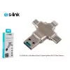 S-Link Sl-Ta35M 4İn1 Usb+Micro+Typec+Lightning Micro Sd (Tf) Kart Okuyucu