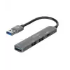 S-Link Sw-U322 2-Usb2.0, 1-Usb3.0, 1-Type-C Type-C Metal Usb Hub