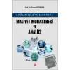 Sağlık İşletmelerinde Maliyet Muhasebesi ve Analizi