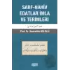 Sarf-Nahiv Edatlar İmla ve Terimler (Ciltli)