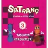 Satranç Boyama Kitabı 3 - Taşların Hareketleri