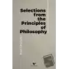 Selections from the Principles of Philosophy