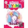 Sevimli Unicorn Boyama