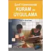 Sınıf Yönetiminde Kuram ve Uygulama