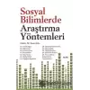 Sosyal Bilimlerde Araştırma Yöntemleri