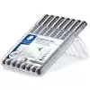 Staedtler Pıgment Liner Siyah 8 Li Set 308 Sb8