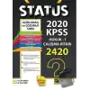 Status 2020 Kpss Hukuk - 1 Çalışma Kitabı