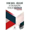 Stok Hata - Hileleri ve Önlenmesine Yönelik Çözümler