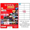 Tanex Laser Etiket 100 Yp 105X35 Laser-Copy-Inkjet Tw-2216