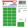 Tanex Ofis Etiketi Poşetli 22X32 Mm Fosforlu Yeşil Ofc-116 - 10lu Paket
