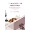 Tarihsel Eleştiri Yöntemleri