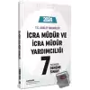 T.C. Adalet Bakanlığı İcra Müdür ve İcra Müdür Yardımcılığı 7 Deneme Sınavı