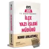 T.C. İçişleri Bakanlığı İlçe Yazı İşleri Müdürü GYS Konu Anlatımlı