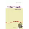 Tefsir Tarihi Araştırmaları