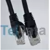 Teldata Tld-030S Cat6 0.30Mt Siyah Utp Patch Kablo