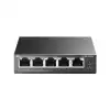 Tp-Link Tl-Sg1005Lp 5 Port 4 Port Poe+ 10-100-1000 Mbps 1 Port Uplink Switch Çelik Kasa