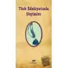 Türk Edebiyatında Deyimler