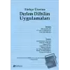 Türkçe Üzerine Derlem Dilbilim Uygulamaları