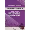 Türkiye’de Mahalli İdareler - Kaymakamlık Tamamı Çözümlü Soru Bankası