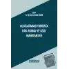 Uluslararası Hukukta Hak Arama ve Usul -Mahkemeler-