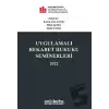 Uygulamalı Rekabet Hukuku Seminerleri 2022 (Ciltli)