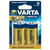 Varta Alkalin Büyük Boy Pil (D) Longlife Extra 2 Li