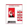 Vatan Türk Bayrağı Atalı %100 Polyester 70X105 Vt210