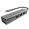 Vcom Dh319 Type-C To Usb 3.0-3 Vga Çevirici