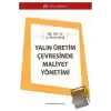 Yalın Üretim Çevresinde Maliyet Yönetimi