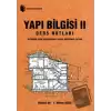 Yapı Bilgisi 2 - Ders Notları