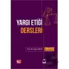 Yargı Etiği Dersleri