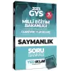 Yediiklim KPSS 2023 GYS Milli Eğitim Bakanlığı Personelleri İçin Görevde Yükselme Saymanlık Soru Bankası