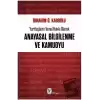 Yurttaşların Temel Hakkı Olarak Anayasal Bilgilenme ve Kamuoyu