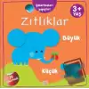 Zıtlıklar Büyük - Küçük Çıkartmaları Yapıştır