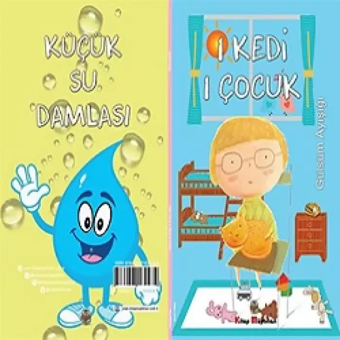 1 Kedi 1 Çocuk - Küçük Su Damlası (2 Hikaye Tek Kitap)