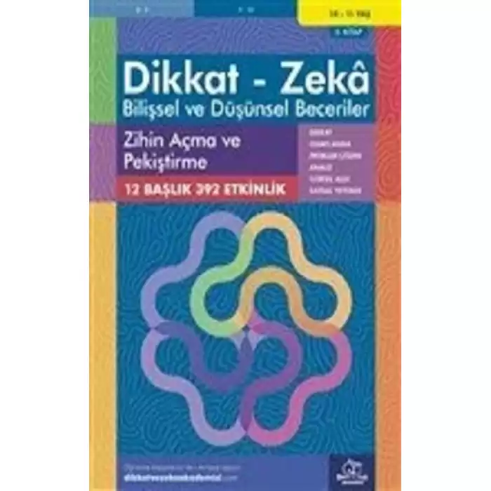 10-11 Yaş Dikkat - Zeka - Bilişsel ve Düşünsel Beceriler - Zihin Açma ve Pekiştirme 5. Kitap