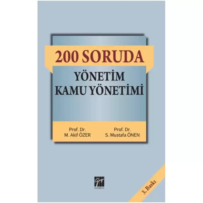 200 Soruda Yönetim Kamu Yönetimi