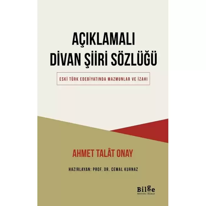 Açıklamalı Divan Şiiri Sözlüğü