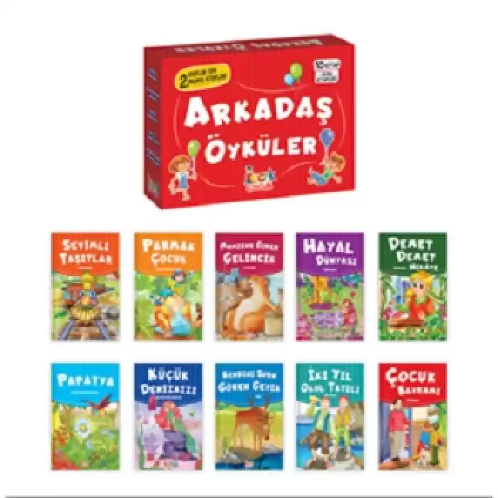 Arkadaş Öyküler (10 Kitap + Soru Kitapçığı)