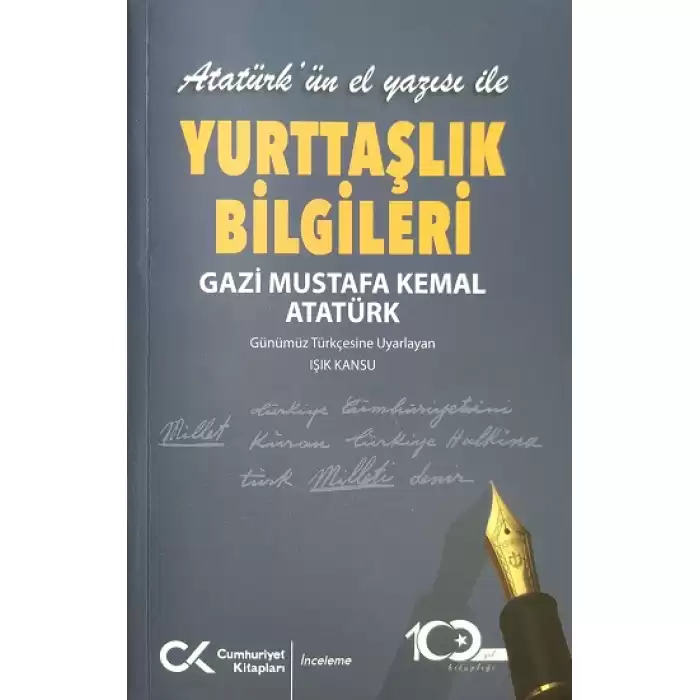 Atatürk’ün El Yazısı ile Yurttaşlık Bilgileri