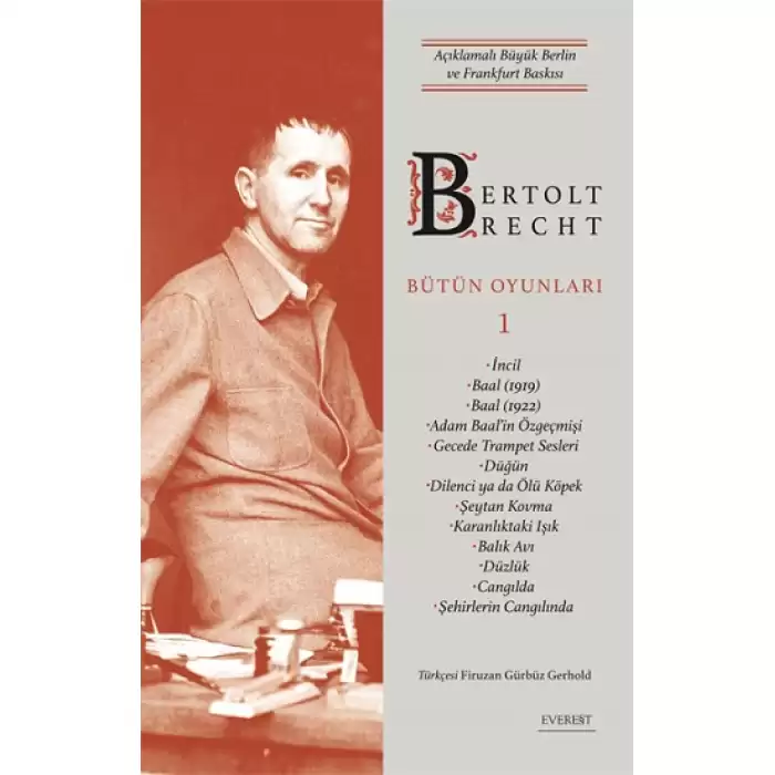 Bertolt Brecht Bütün Oyunları 1 (Ciltli)