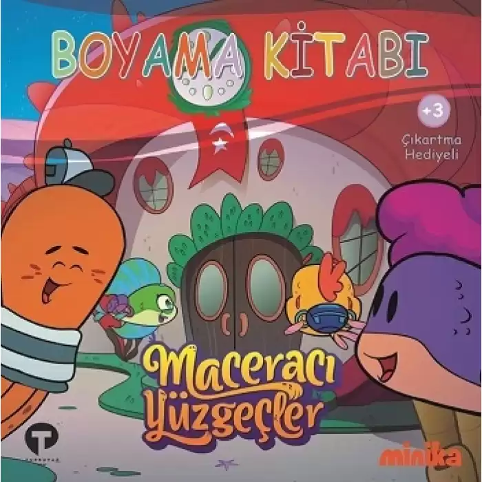 Boyama Kitabı - Maceracı Yüzgeçler 4 (Ciltli)