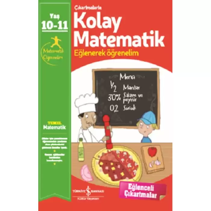 Çıkartmalarla Kolay Matematik 10-11 Yaş