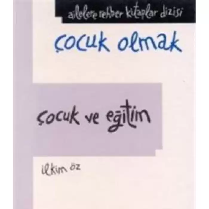 Çocuk ve Eğitim