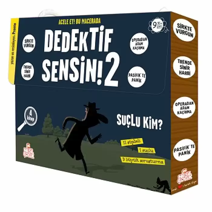 Dedektif Sensin 2 (4 Kitap)