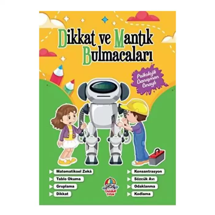 Dikkat Ve Mantık Bulmacaları Yeşil Kitap